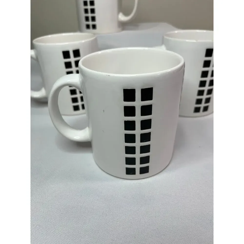Waechtersbach Made in Spain Set of 4 Mugs 1980's Vintage